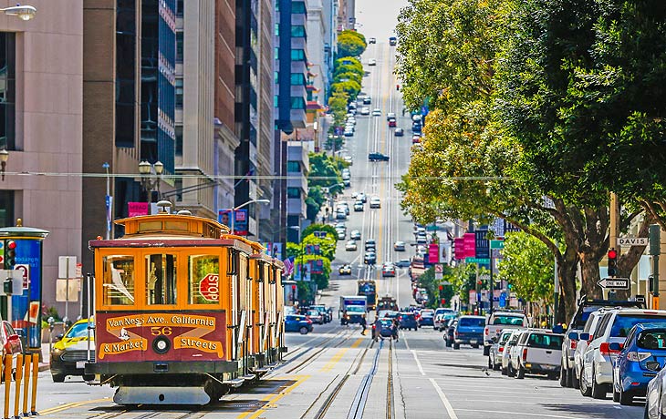 Cable Car im kalifornischen San Fransciso (©Foto: iStock batuhanozdel)